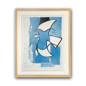�yRaffinart�z�W�����W���E�u���b�N�uL oiseaux bleu et gris�v�m425mm × 525mm�n�bGeorges Braque �A�[�g�|�X�^�[ �t���[���Z�b�g �G�� �z�� �z�����y�󒍐��Y�i�z�y�����܂ł� ��7-10�c�Ɠ��z�y�uRaffinart�v
