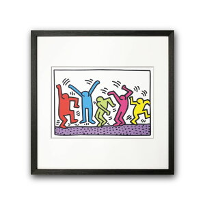 �yRaffinart�z �A�[�g�t���[�� �L�[�X�E�w�����O�uUntitled (dance)�v�m425mm × 425mm�n�bKeith Haring �A�[�g�|�X�^�[ �t���[���Z�b�g �G�� �z�� �z�����y�󒍐��Y�i�z�y�����܂ł� ��7-10�c�Ɠ��z�y�uRaff