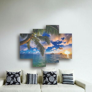 �yRaffinart�zBello Canvas Art�uBeautiful Lanikai�v�i4���Z�b�g�j�b�L�����o�X�A�[�g �C���e���A �Z�b�g ���i �ʐ^ �t�H�g�A�[�g�y�󒍐��Y�i�z�y�����܂ł� ��7-10�c�Ɠ��z�y�uRaffinart�v�ȊO�̏��i��