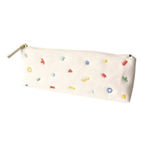 \P2倍+クーポン/CANVAS PEN CASE キャンバスペンケース A|おしゃれ かわいい 高校生 中学生 入学 シンプル 小物入れ キャンバス シンプル 大容量 マスターピース 刺繍 帆布|MATOKA マトカ