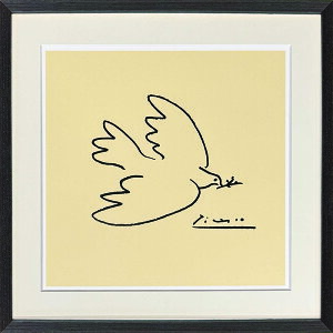 �yRaffinart�z�p�u���E�s�J�\�uThe Dove of Peace,1945�v�m425mm × 425mm�n�bPablo Picasso �A�[�g�|�X�^�[ �t���[���Z�b�g �G�� �z�� �z�����y�󒍐��Y�i�z�y�����܂ł� ��7-10�c�Ɠ��z�y�uRaffinart�v�ȊO��