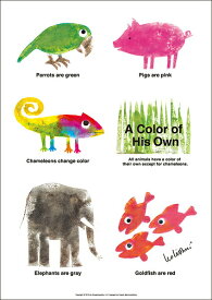【ポイント5倍!】LEO LIONNI レオ・レオニ B4サイズ・ポスター『A Color of His Own：Animals』｜インテリア