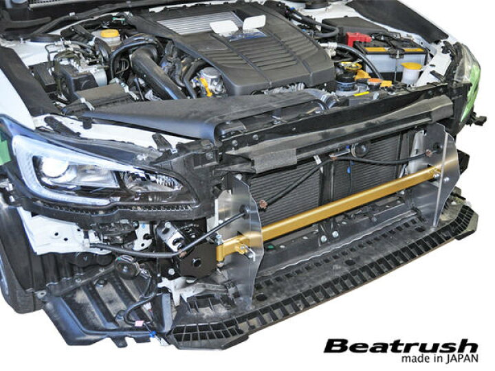楽天市場】Beatrush フロントフレームトップバー スバル WRX Sti [VAB 