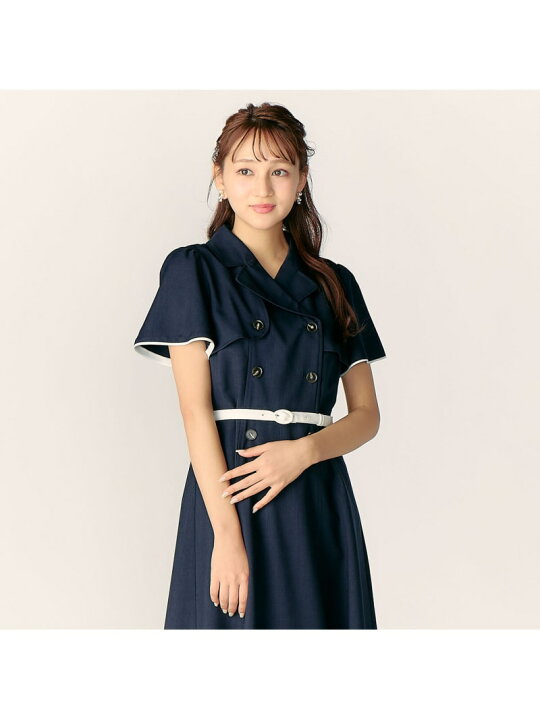 楽天市場】【SALE／50%OFF】バイカラートレンチワンピース LAISSE 