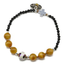 楽天市場】天珠 ブレスレット タイガーアイの通販 