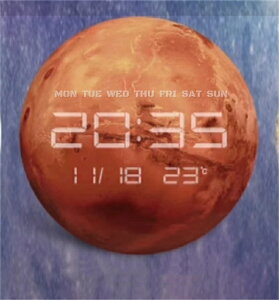 LEDfW^v fv u|p xx\ J_[\ n   ΐ d PLANETCLOCK v v[g Mtg j