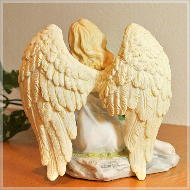 楽天市場】心静める天使 エンジェル 像 天使 エンジェル angel 置き物 