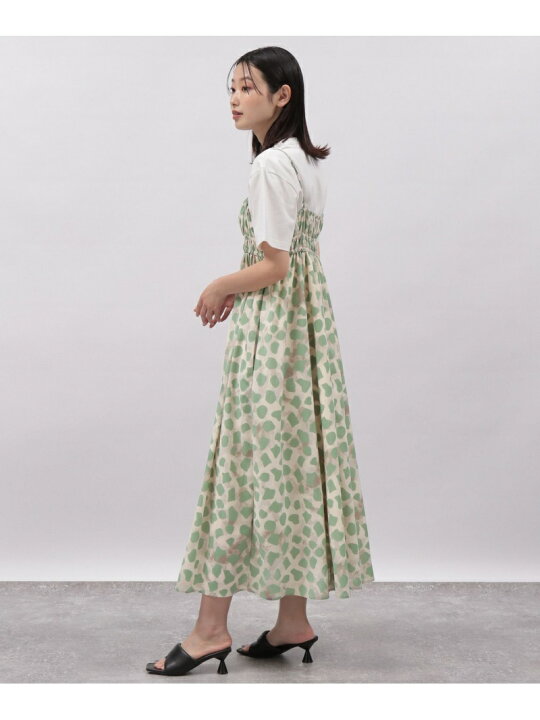 楽天市場】【SALE／40%OFF】(W)Dプリントキャミドレス LAKOLE ラコレ 