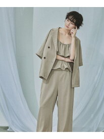 【SALE／19%OFF】＜セットアップ対応＞＜多機能ウェア＞リネンライクシアーWジャケット LAKOLE ラコレ ジャケット・アウター テーラードジャケット・ブレザー グレー ホワイト【RBA_E】【送料無料】[Rakuten Fashion]