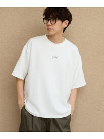 【SALE／43%OFF】【接触冷感】ダンボールロゴ半袖T LAKOLE ラコレ トップス カットソー・Tシャツ ネイビー ブラウン ホワイト グリーン ブラック【RBA_E】[Rakuten Fashion]
