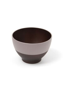 SMOKY塗分け汁椀 LAKOLE ラコレ 食器・調理器具・キッチン用品 食器・皿 ブルー ブラック レッド グレー ホワイト[Rakuten Fashion]