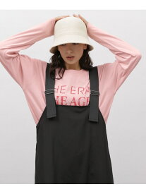 【SALE／38%OFF】グラフィックロゴ長袖 LAKOLE ラコレ トップス カットソー・Tシャツ ピンク ホワイト グレー【RBA_E】[Rakuten Fashion]