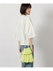 【SALE／47%OFF】バルーン2WAY巾着ショルダーバッグ LAKOLE ラコレ バッグ ショルダーバッグ イエロー ホワイト ブラック【RBA_E】[Rakuten Fashion]
