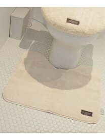 トイレマット LAKOLE ラコレ インテリア・生活雑貨 トイレ用品・バス用品 ホワイト グレー[Rakuten Fashion]