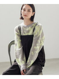 【SALE／14%OFF】ジャカードニットプルオーバー LAKOLE ラコレ トップス ニット イエロー ブラック【RBA_E】[Rakuten Fashion]