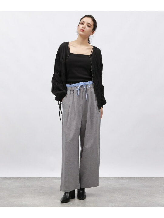 楽天市場】【SALE／53%OFF】ダブルウエストワイドパンツ LAKOLE ラコレ 