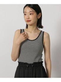 【SALE／14%OFF】テレコタンクトップ LAKOLE ラコレ トップス ノースリーブ・タンクトップ ホワイト ブラック【RBA_E】[Rakuten Fashion]