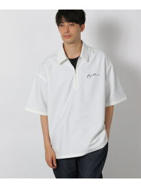 【SALE／44%OFF】ハーフZIPシャツ LAKOLE ラコレ トップス シャツ・ブラウス ホワイト ブラック【RBA_E】[Rakuten Fashion]