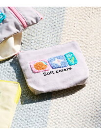 【SALE／50%OFF】[FRUITS AND BLOOM]サガラ刺繍ティッシュポーチ LAKOLE ラコレ 財布・ポーチ・ケース ポーチ グレー イエロー【RBA_E】[Rakuten Fashion]