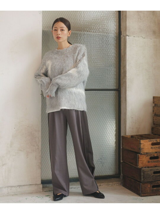 楽天市場】【SALE／33%OFF】配色ラインワイドパンツ LAKOLE ラコレ 