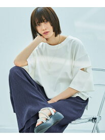 【SALE／43%OFF】カットアウトTEE LAKOLE ラコレ トップス カットソー・Tシャツ ブラウン レッド ホワイト ブラック【RBA_E】[Rakuten Fashion]