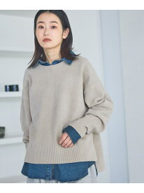 【SALE／40%OFF】シェニールクルーネックニットプルオーバー LAKOLE ラコレ トップス ニット レッド グレー ブラウン ネイビー【RBA_E】[Rakuten Fashion]