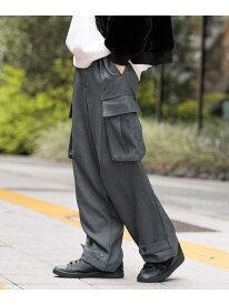 【SALE／32%OFF】ウーリッシュカーゴパンツ LAKOLE ラコレ パンツ カーゴパンツ ブラック ブラウン グレー【RBA_E】[Rakuten Fashion]