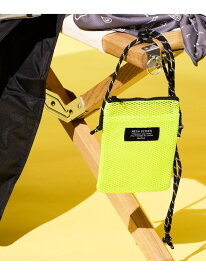 メッシュミニショルダーバッグ LAKOLE ラコレ バッグ ショルダーバッグ オレンジ イエロー ホワイト グレー ブラック【先行予約】*[Rakuten Fashion]