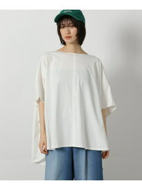 【SALE／46%OFF】シルケットドルマン半袖T LAKOLE ラコレ トップス カットソー・Tシャツ グレー ブラック ホワイト【RBA_E】[Rakuten Fashion]