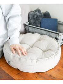 厚手ラウンドクッション LAKOLE ラコレ インテリア・生活雑貨 クッション・クッションカバー グレー グリーン[Rakuten Fashion]