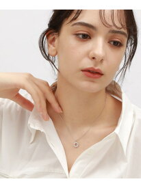 ビジューラウンドネックレス LAKOLE ラコレ アクセサリー・腕時計 ネックレス シルバー ゴールド[Rakuten Fashion]