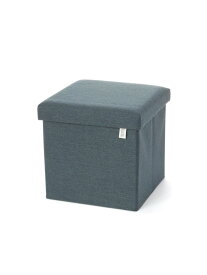 ストレージスツール[スクエア] LAKOLE ラコレ インテリア・生活雑貨 収納用品・棚・ラック ネイビー グリーン ホワイト グレー[Rakuten Fashion]