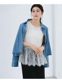 アソート裾レイヤードノースリーブ LAKOLE ラコレ トップス ノースリーブ・タンクトップ ブラック ホワイト[Rakuten Fashion]