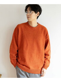 【SALE／31%OFF】(M)マットモールテンジクPO LAKOLE ラコレ トップス ニット ベージュ オレンジ グレー ネイビー グリーン【RBA_E】[Rakuten Fashion]