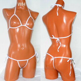 送料無料可能！omf-2301 フルオープントライアングル マイクロビキニ ＜シースルー 極小 水着 コスプレ グラビア 極小 ビキニ Gストリング Tバック Tフロント ヒモT レディース 過激＞