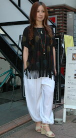 【タイ直輸入】ポケット付きアラジンパンツ！【アジアンファッション/エスニックファッション/レディース/パンツ/サルエルパンツ/アラジンパンツ/プレーンカラー/メンズ/ユニセックス】