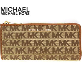 マイケルコース Michael Kors ジェット セット トラベル クォーター L ジップ ウォレット 長財布 財布 レディース ロゴ L型 本革 小銭入れ カード入れ 小物