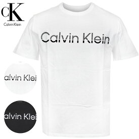 カルバンクライン CALVIN KLEIN Tシャツ 半袖 メンズ カットソー クルーネック コットン CK ロゴ プリント 人気 ブランド 丸首 トップス ストリート ギフト