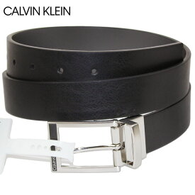 カルバンクライン CALVIN KLEIN リバーシブル ベルト メンズ CK ロゴ バックル 人気 ブランド ブラック グレー アクセサリー おしゃれ フォーマル 誕生日 記念日 お祝い ギフト プレゼント 11KA010024