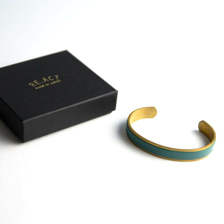 楽天市場】RE.ACT リアクト Buttero Leather Rail Bangle ブッテーロ 