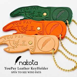 Nakota ( �i�R�^ ) You Pay Leather KeyHolder ���U�[ �L�[�z���_�[ �v ���{�� ���邩��g����V�ѐS�̃L�[�z���_�[�B �{�[���`�F�[�� �L�[�����O �v���� �� ���[ ���f�B�[�X �����Y �v���[���g ���蕨 