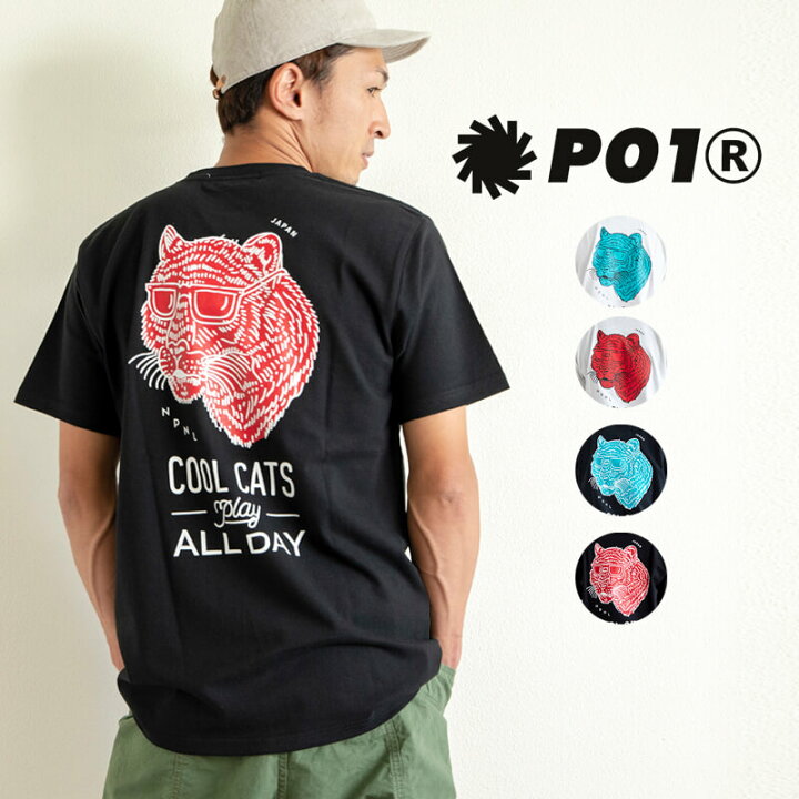 楽天市場 Play Design プレイデザイン P01 S S Print Tee プリントtシャツ 半袖 Cool Cats メンズ レディース おしゃれ 新作 Nakota