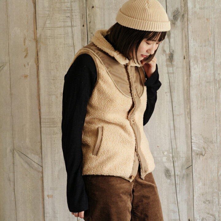 楽天市場】GOHEMP ゴーヘンプ MONGOLIAN VEST モンゴリアンベスト ボア 