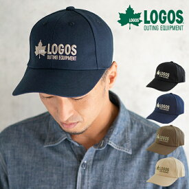 LOGOS ロゴス オーセンティック6パネルキャップ 帽子 ローキャップ 大きいサイズ メンズ レディース ワンポイント フリーサイズ カジュアル アウトドア キャンプ 釣り