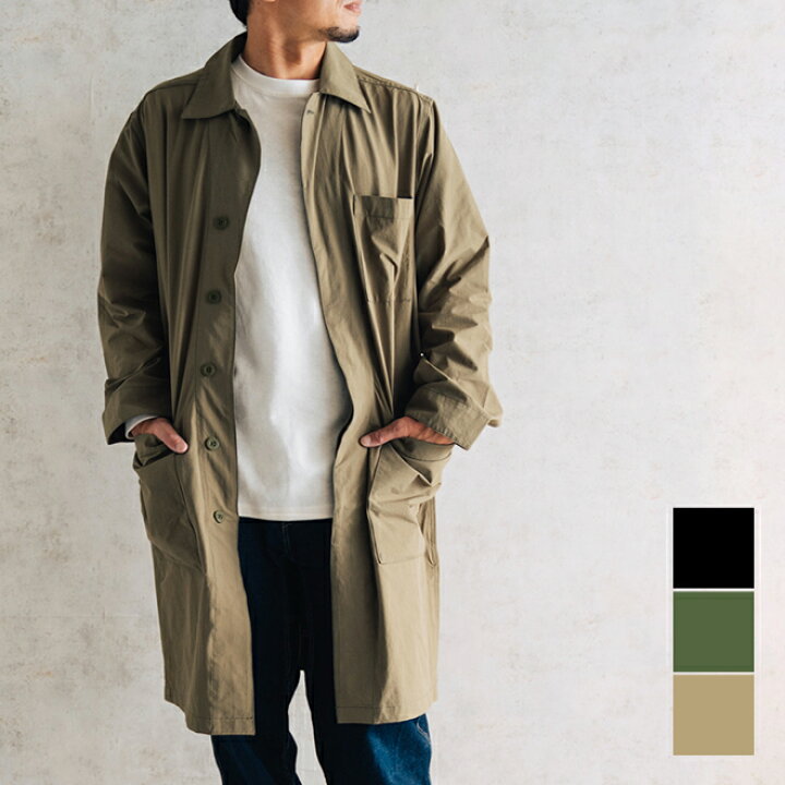 楽天市場 Universal Overall ユニバーサルオーバーオール Soutien Collar Coat ステンカラーコート ライトコート スプリングコート メンズ レディース ブラック オリーブ ベージュ Nakota 楽天市場 Universal Overall ユニバーサルオーバーオール Soutien Collar Coat ステンカラーコート ライトコート スプリングコート メンズ レディース ブラック オリーブ ベージュ Nakota