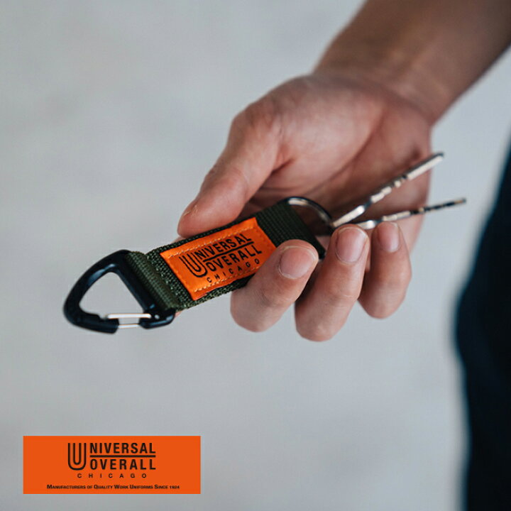 UNIVERSAL OVERALL ユニバーサルオーバーオール ストラップキーホルダー キーリング 鍵 小物 メンズ レディース シンプル おしゃれ 日本製 プレゼント ギフト Nakota UNIVERSAL OVERALL(ユニバーサルオーバーオール)KEYRING
