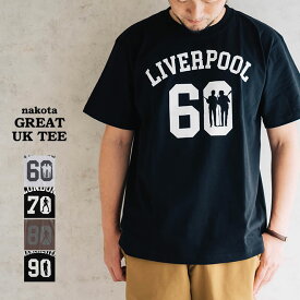 ＼30%OFF最終日！／nakota ナコタ Great UK TEE プリント Tシャツ 半袖 メンズ レディース フェス ライブ バンド ロック 春 夏