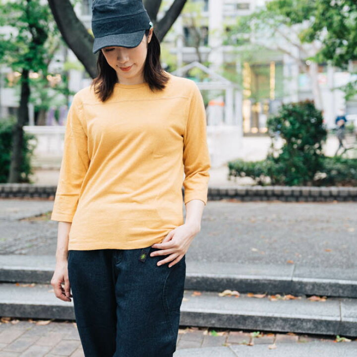 楽天市場 Gohemp ゴーヘンプ Basic Football Tee Tシャツ 7分丈 カットソー メンズ レディース トップス ウェア オーガニックコットン 麻 無地 シンプル Nakota
