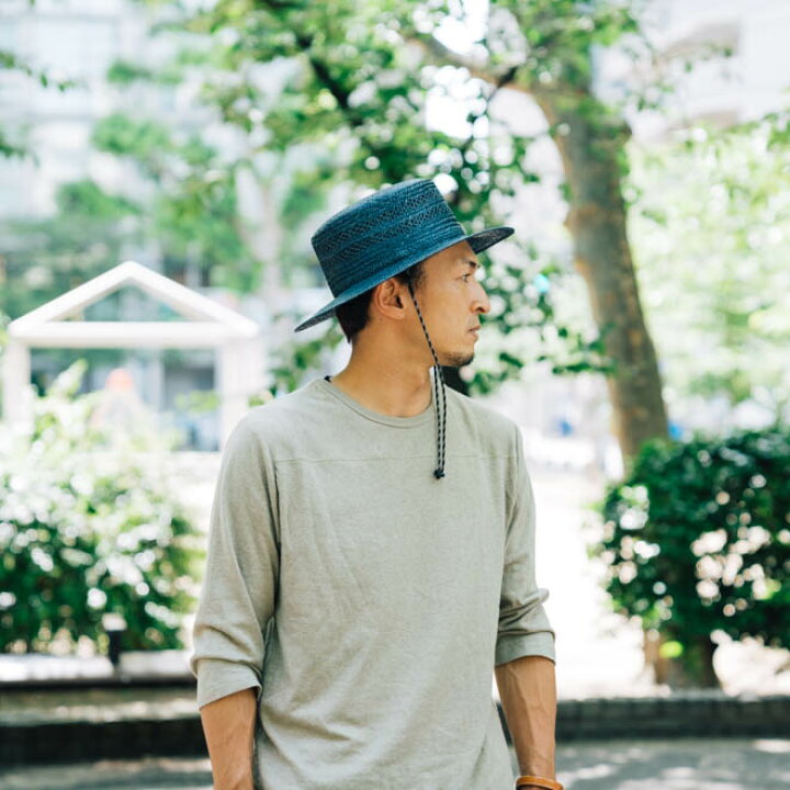 楽天市場 Higher ハイヤー カン草カンカン帽 Rush Grass Boater 麦わら帽子 麦わらハット 帽子 メンズ レディース 日本製 Nakota