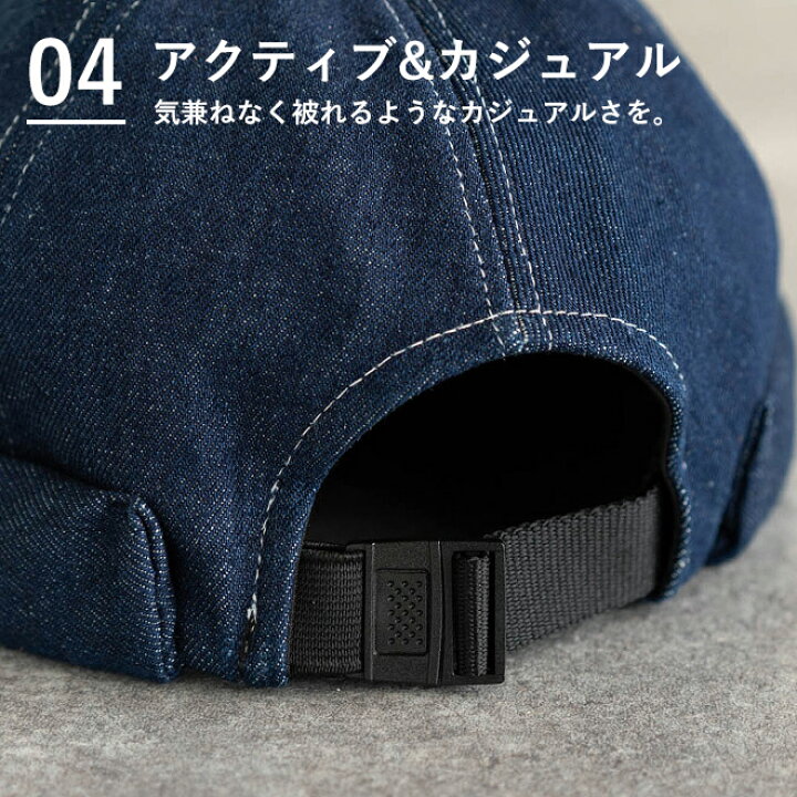 ワンダフルワールド デニムピコフリル帽 帽子ハット 